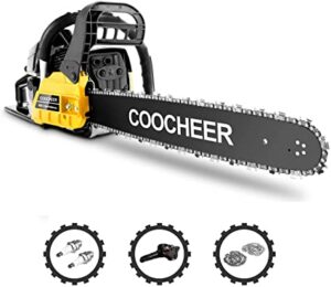 COOCHEER Chainsaw Powerful Gas Chainsaw