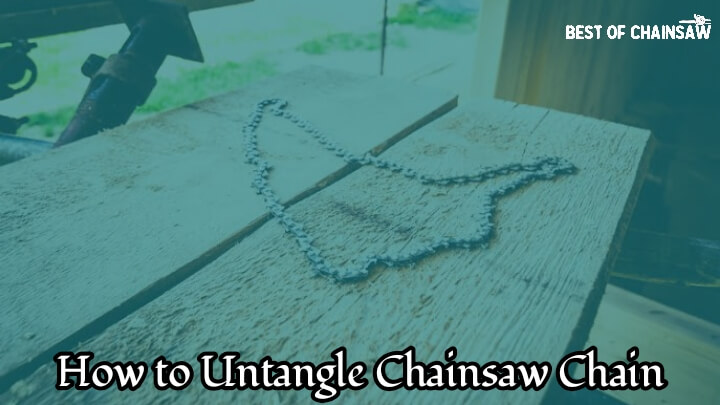 a simple guide on how to untangle chainsaw chain