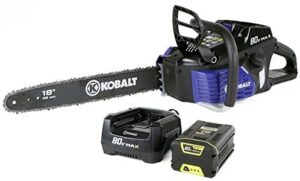 Kobalt vs Greenworks 80V Chainsaw
