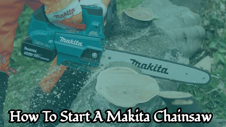How to Start A Makita chainsaw (2)