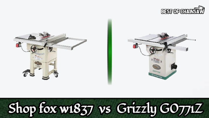 Shop Fox W1837 vs Grizzly G0771Z