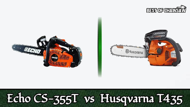 Echo CS 355T vs Husqvarna T435
